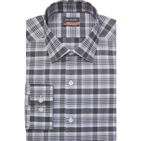 van heusen studio slim fit pattern mens shirt burberry|van heusen stain shirt.